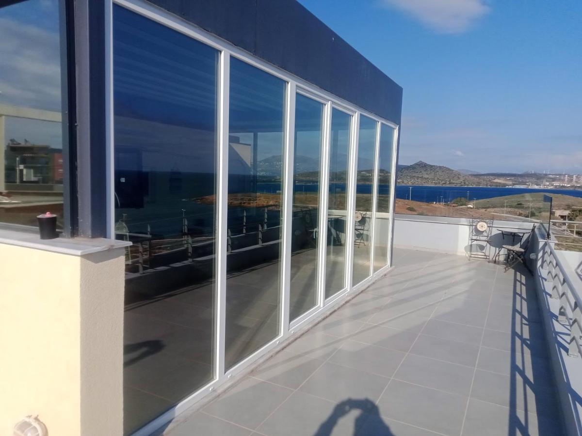 Appartamento Deep Blue Lávrion Esterno foto